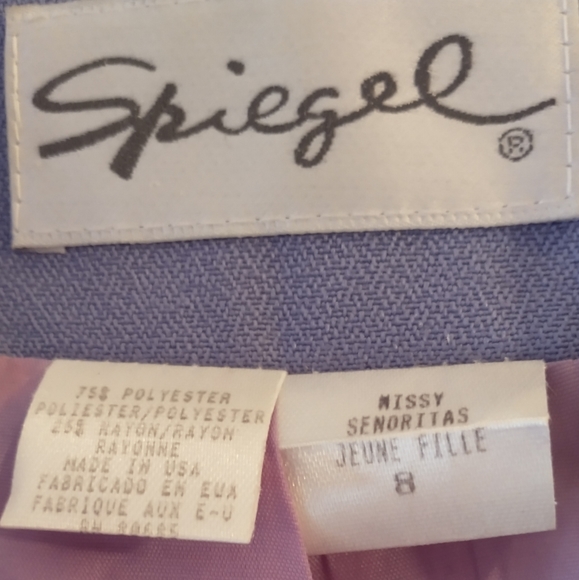 Spiegel Periwinkle Double Breasted Skirt Suit - Picture 5 of 5